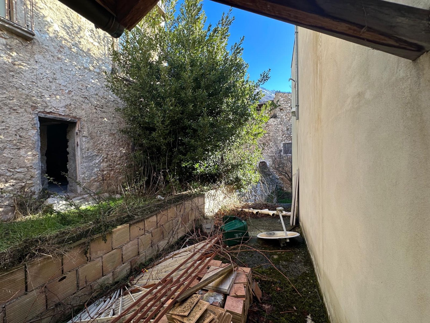 Traditional Stone House with Terrace in Gran Sasso National Park property photograph
