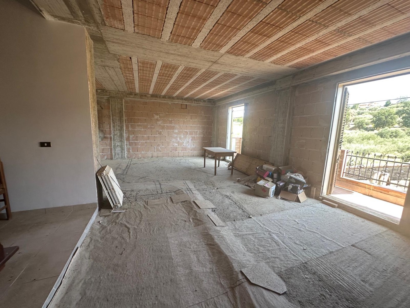 Unfinished first-floor space — 1321