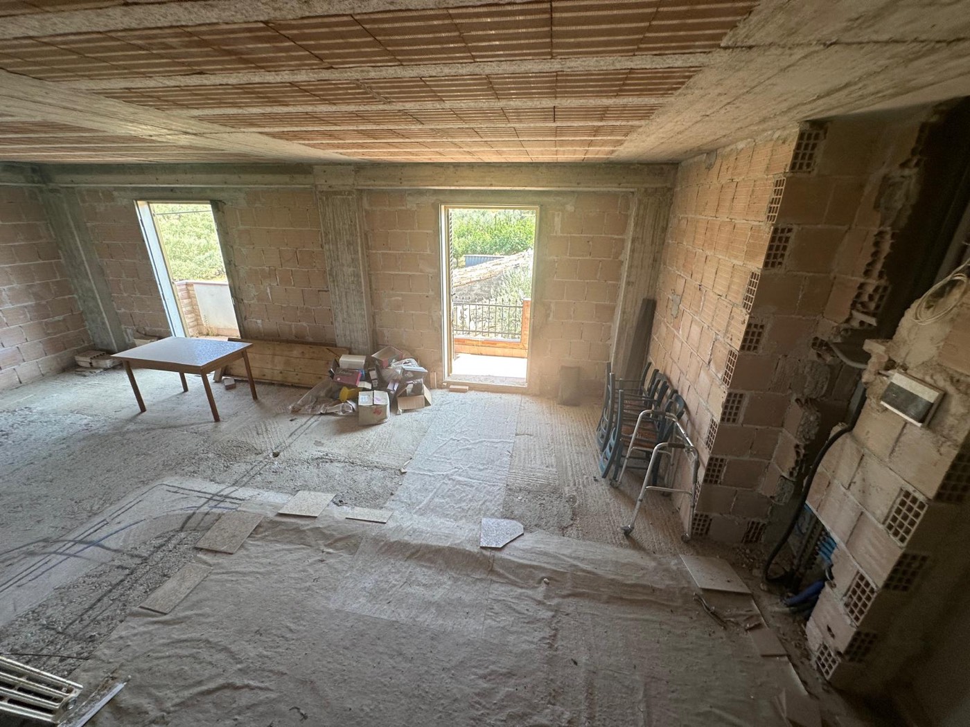 Unfinished first-floor space — 1321