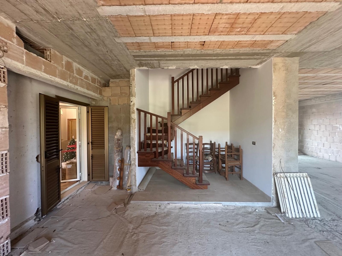 Unfinished first-floor space — 1321