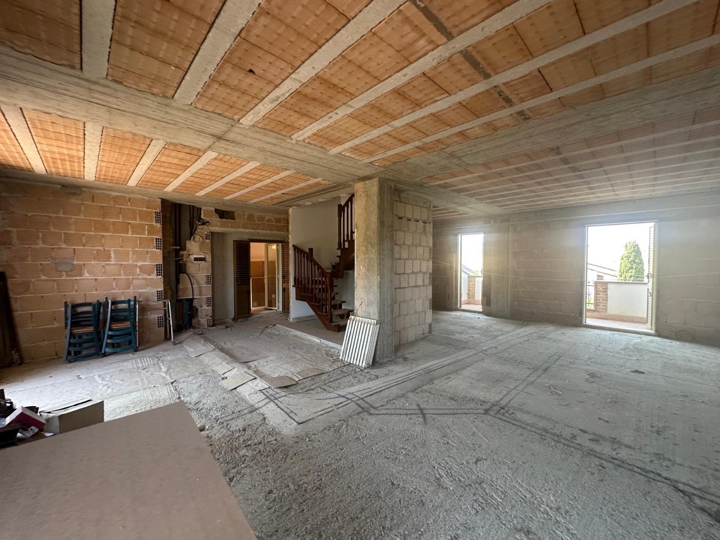 Unfinished first-floor space — 1321