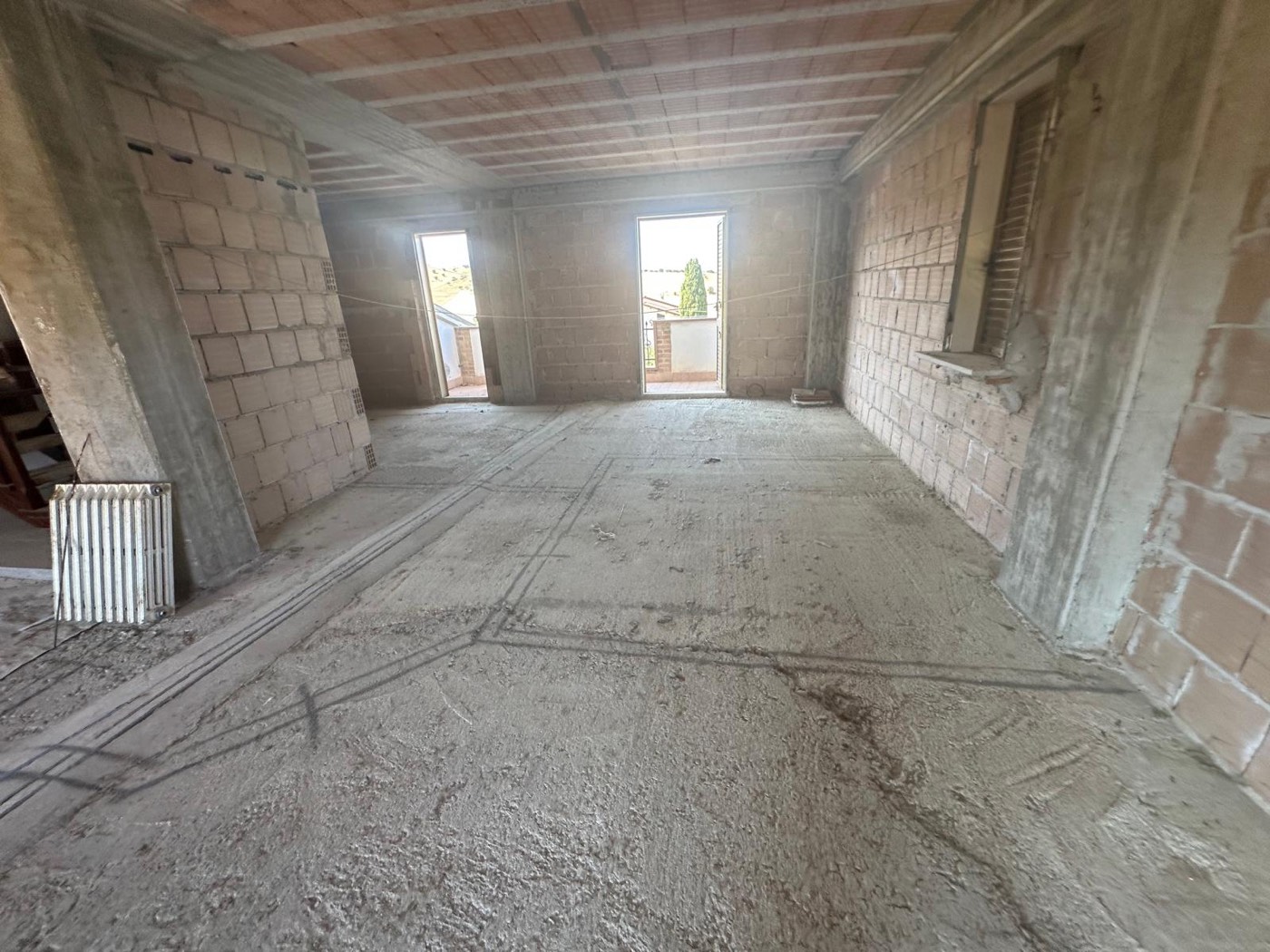 Unfinished first-floor space — 1321