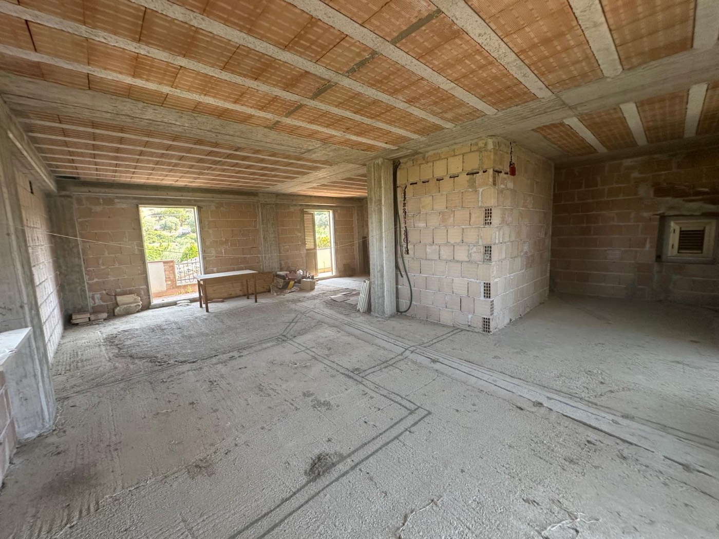 Unfinished first-floor space — 1321