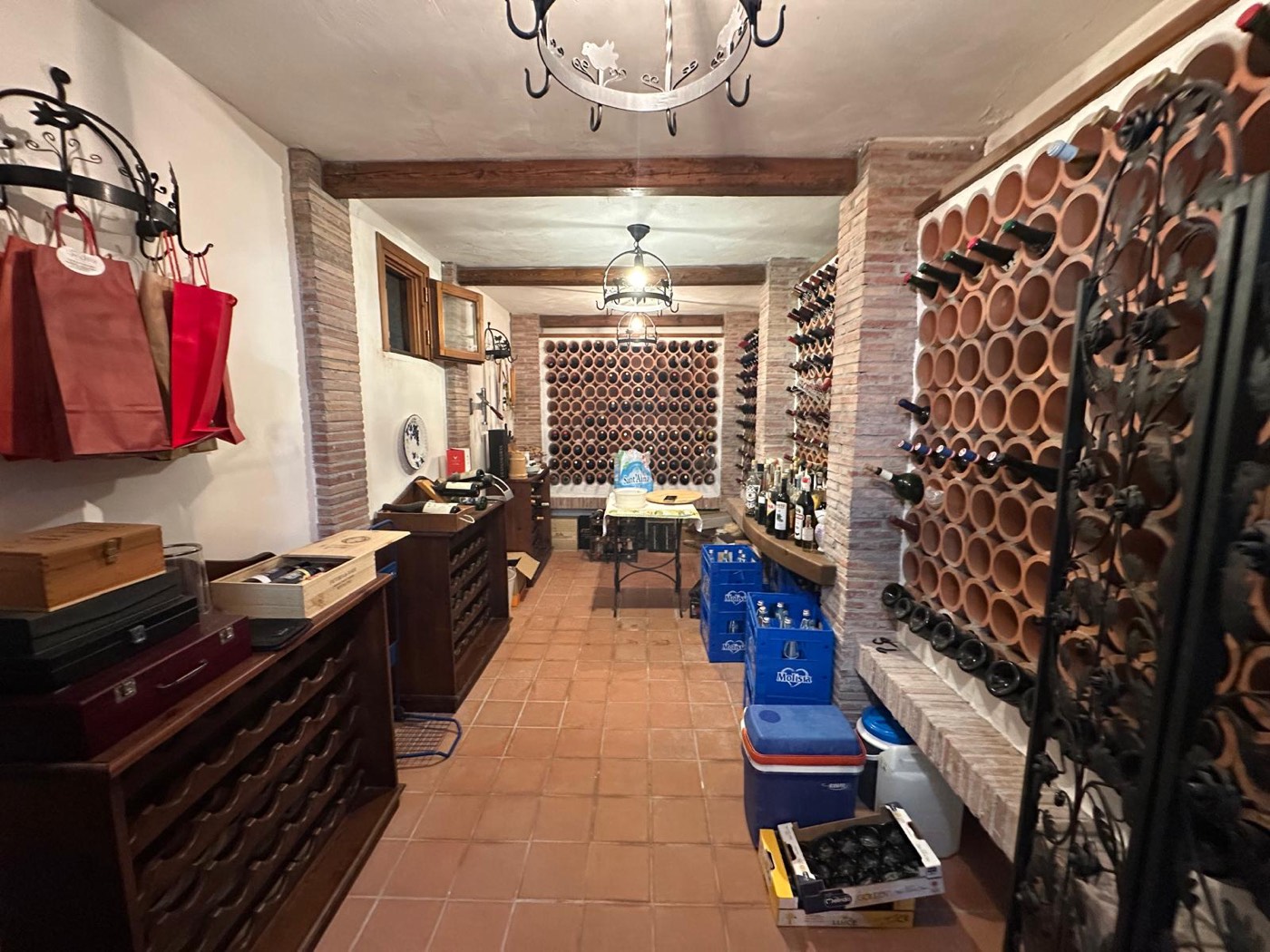 Wine storage and cellar interiors — 1329