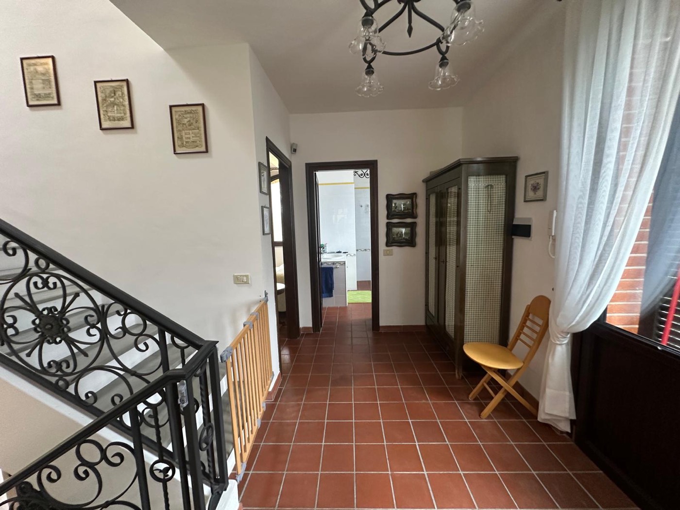 Furnished living areas and staircase — 1329