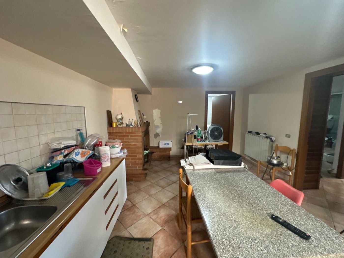 Basement garage and storage space — 1344