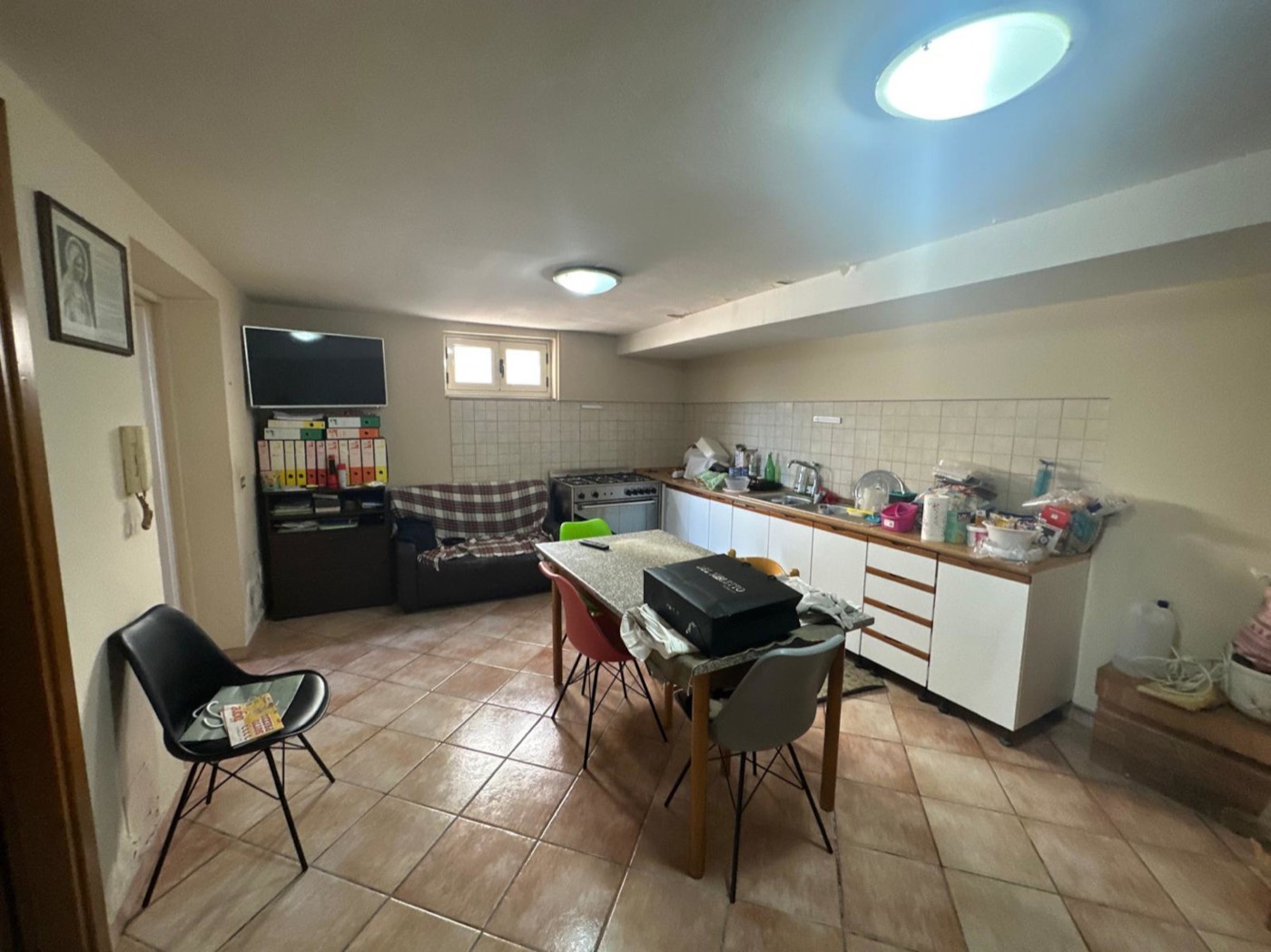 Basement garage and storage space — 1344